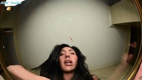 Sexy Chicana GIANT ASS DOMINATION with JOI and cum countdown! Humilated and CRUSHED under her ASS! - MOV