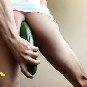 A huge cucumber penis inside my ass, compilation of the best porn videos recorded by Xblue18