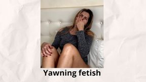 Starting the week yawning