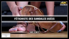 Fétichiste des sandales usées 4K