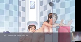 Milf Step-Mom Debbie All Shower lewd Scenes! summer time saga new update
