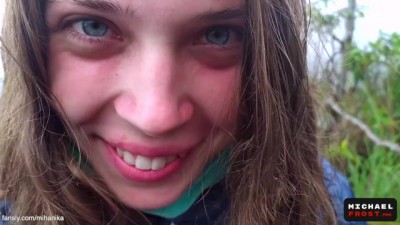 Erupting Pleasure: Fiery Handjob and Blowjob on a Volcano