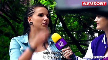 German brunette pornstar, Jolee Love is fucking a random guy from her neighborhood, for free