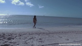 Happy New Years Eve everyone!  Me in a sheer bikini on a beach in Key West with on lookers and drive by's.  ;)