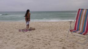 brazilian anal - after the beach. porn star shayene samara