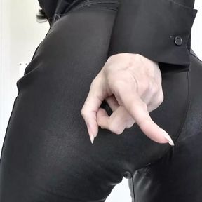 Leather Ass Pampering and JOI