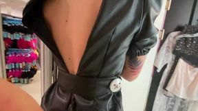 Amateur couple gets it on in public gallery