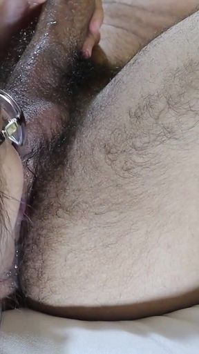 Nurse Julia Helps the Patient to Collect Sperm Sample Using All Her Holes