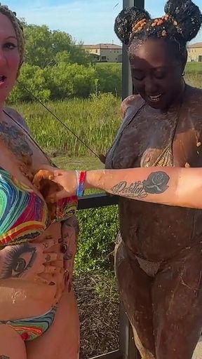 Messy Bean Play Four Hot Girls Squish Beans All Over Their Curves and Dare You to Lick Them Clean