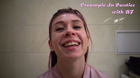 CREAMPIE ADDED TO HER PANTIES