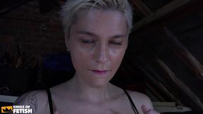 sexy milf gets her tight holes smashed by a old man after sucking and licking his asshole