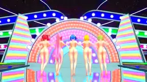 Adorable Virtual Idol Dances into Forbidden Desires in MMD Fantasy World