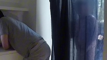 2 amateur boys messing around in the kitchen and pissing on each other