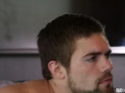 Str8 Hunk Griffin Barrows Opens WIDE For Young Step Brother With Huge Cock