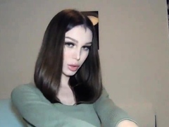 Kinky Hot TGirl Russian Sissy on Webcam Part 2