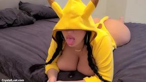 Thick Pikachu Girl Fucks Insanely Hot Virgin