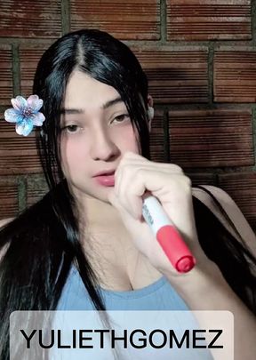 India masturbates And shows off her big tits