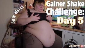 5 Day 10k Calorie Weight Gain Shake Challenge: Final Day & Weigh-In