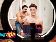 TWINKPOP - Nick LA Hops On Top To Ride Michael DelRay's Dick, Then Takes It In Doggystyle