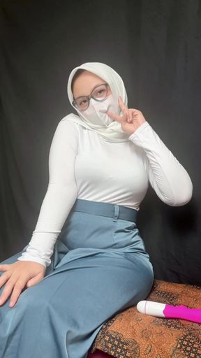 masturbating