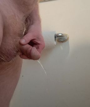 Piss and play and shave