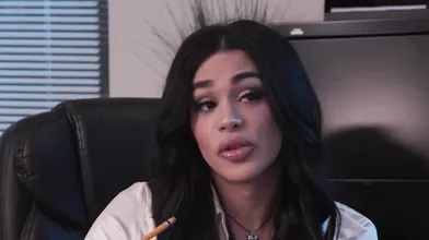 You do know that big mouths get stuffed with big trans dick.Busty latin shemale boss Eva