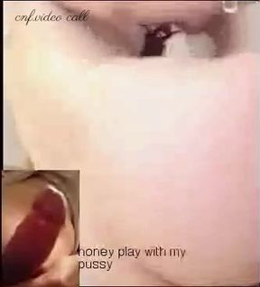 Masturbation while my chines friend is fucking his stepsister on video call