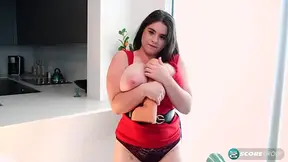 Diana Eisley vs  The Giant Sex Toy