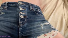 Khawal gassy femboy farts jeans for sniffing loser