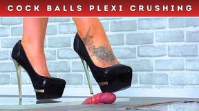 Crushing Your Cock & Balls Until They Pop Under My Plexi & Steel Heeled Platforms (247) - Crush Cam - Extreme Trample Trampling Crush Foot Shoe Heel CBT
