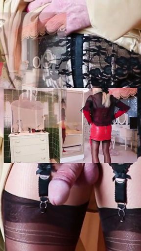 Naughty Fashion Show - compilation of stylings with hard caning and vast cumshot   Clip 1