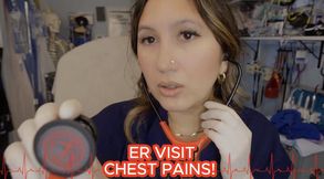 ER VISIT CHEST PAINS POV! 🩺🫀😷🧤