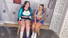 Cheerleaders - STEFANIA MAFRA & GIA LOVE - wedgie YOU for losing the big game - POV WEDGIE HIDEF MOV