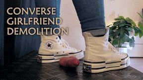 Girlfriend Converse Demolition (Slave POV Version) - TamyStarly - Cock Balls Crush Trample, Shoejob, Bootjob, CBT, Ballbusting, Trampling, Stomping