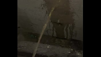 Pissing in a public basement