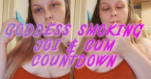 Goddess Smoking JOI & Cum Countdown