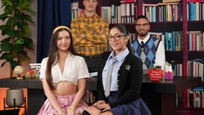 Doggystyle smut with attractive Serena Hill and Madison Wilde from Brat Tamer