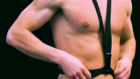 4 ai stretching scenes in one - stretching in tights, straps, undies and more...