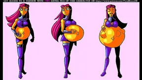 Pregnant Anime Babe Enjoys Belly Expansion & Inflation Delights