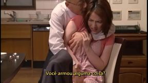 O Chefe do marido usa sua influ&ecirc_nciar (Legendado) Yuka Honjou