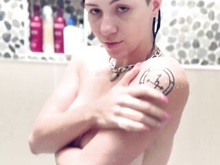 Skylar Calico Gets Juicy And Wild with Her Large Purple Sextoy In the Shower (full movie)