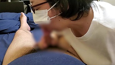 【オナニー・自撮り】おちんぽを美味しそうに咥える人妻~人妻・巨乳・パイパン・オナニー・素人
