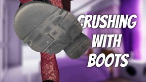 feel the full weight of my boots on your face