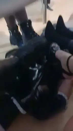 Fiesta fetish en casa ! Risas Spank humillaciones y torturas a mi esclavo con mis amigas🤭