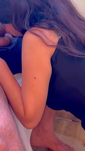 Memorable moment from &quot;Indian girl gives a Perfect Blowjob to her Boyfriend making him cum - desi bhabhi milf hot girl bdsm&quot;