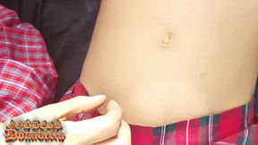 2 TEENAGE STUDENTS STUDY NAVEL ANATOMY IN EROTIC PRtATICE FULL