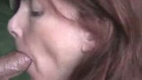 Student's hot redhead mom gives me head for a good marks