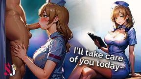 Car Toon - [voiced Hentai Joi] Mommy Nurse Helps You With Your Ejaculation Problem Joi [edging] [femdom]