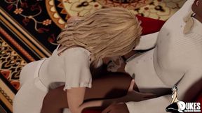 Double Feature - Ebony Booty Gets Pounded by Horny Dick