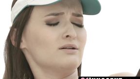 Teen cutie's tight little ass&#x1F351; stretched by a massive BBC